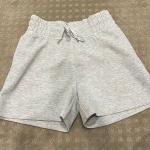 Lulu high rise align sweat shorts